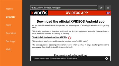 xvideos apk|XVideos: App Review and Installation Guide on Firestick & Android.